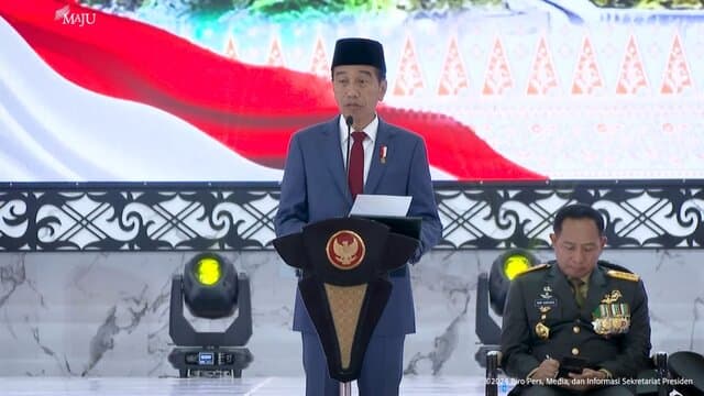 Presiden Sebut Ekonomi Indonesia Kokoh 5,05 Persen, Bersyukur Beras Dalam Kondisi Aman