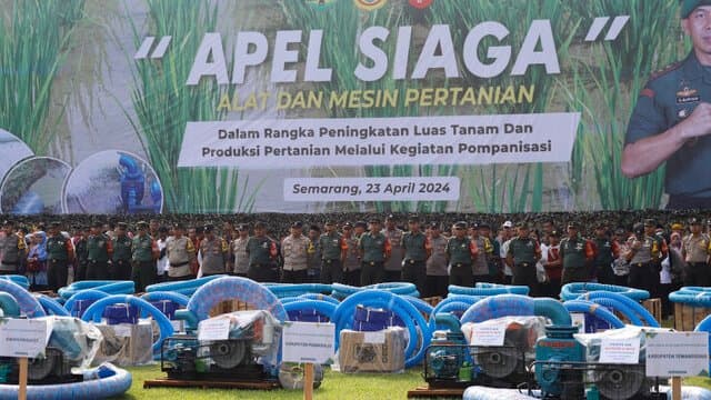 Kementan Gelontorkan 4.000 Pompa Air untuk Pompanisasi Sawah Tadah Hujan di Jateng