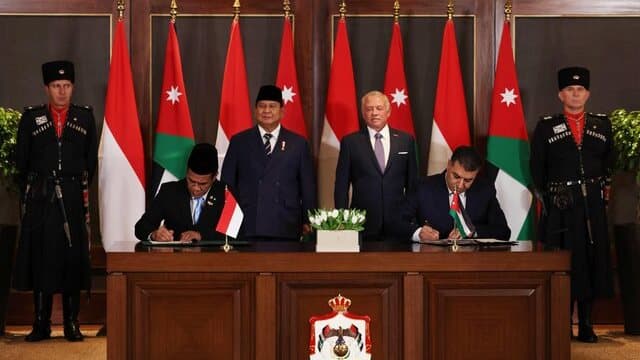 Mentan Amran Tandatangani Kesepakatan Kerja Sama Pertanian Dengan Yordania, Disaksikan Presiden Prabowo dan Raja Abdullah II