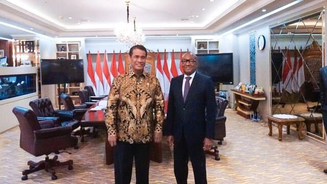 Dubes Afrika Selatan Temui Mentan Amran, Puji Kekuatan Sektor Pertanian Indonesia