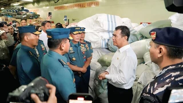 Mentan Amran: Kolaborasi Kementan–TNI AL Percepat Distribusi Bantuan Bencana Sumatra
