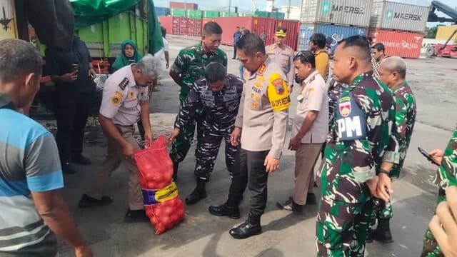 Aduan Lapor Pak Amran, 133 Ton Bawang Bombay Diamankan Polrestabes Semarang