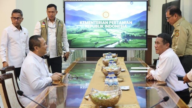 Mentan Amran Sambut Wamentan Alim, Perkuat Transformasi Pertanian dan Swasembada Pangan